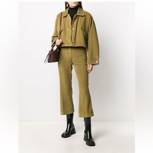 Baum Und Pferdgarten Cropped Corduroy Jacket
